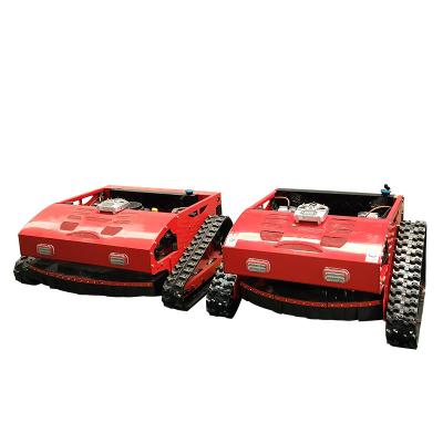 China Slope Remote Control Mower Lawn Mower Farms Crawler Robot Self-Propelled Gasoline Lawn Mower for sale