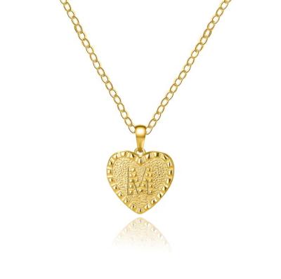 China Customized Heart Butterfly Round Bar Necklace Shape Real Gold Plated Diamond Initial Real Gold Plated Jewelry Pendant Necklaces Green Lead Free Nickel Free Heart for sale