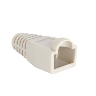 China 20pcs/bag Rubber Network VCOM Cat 5e Cat 6 Ethernet Jack RJ45 Connector Boot Cover for sale