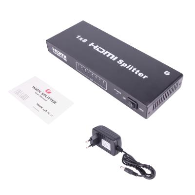 China VCOM Home Video Equipment HDMI Splitter 1.4v Support 1080P 1*8 HDMI Ports Audio Splitter DD418A for sale