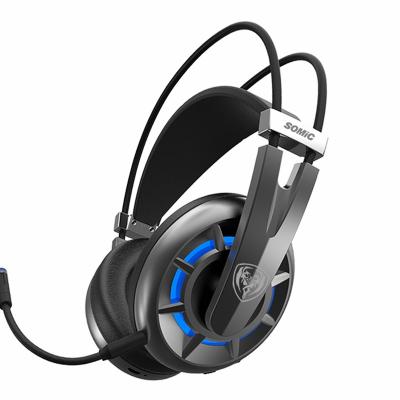 China 7.1 Virtual Somic G939 AIR Game 2.4g Hot Selling Wireless Headset With Detachable Microphone For VR PC for sale