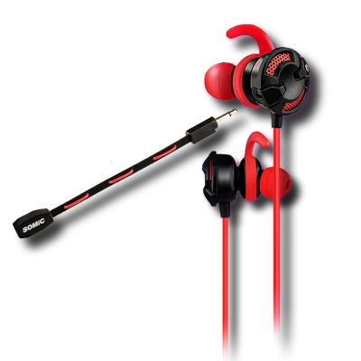 China Somic G618i Lightweight Headphones Wired Mobile Phone Gaming Headset Music Stereo Earphone Made in china earphone with MIC for sale