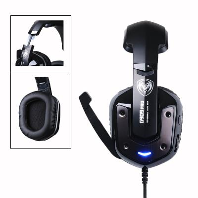 China Best Selling 7.1 SOMIC G909PRO 2021 Headset 7.1 Gaming Earphone 7.1sound RGB Headset Over Ear Headset for sale