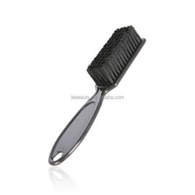 China Plated Handle Salon Trimmer Brush Beard Neck Cloth Styling Black Trimmer Sweep 100% Professional Boar Hair Beard Shaping Brush for sale