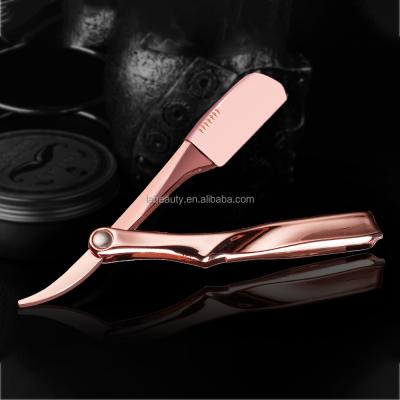 China Private Label Body Razor Straight Shaving Metal Plating Men's Barber Razor Hair Cut Barber With Box for sale