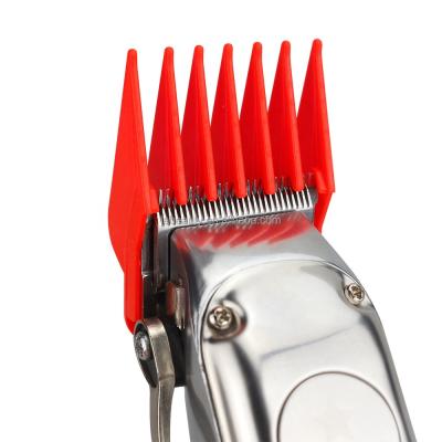 China Salon Clipper 10 ColorsGuide Guards Set Metal Clip Barber Trimmer Accessories Cutting Limit Paint Colored Limit Guide Comb for sale