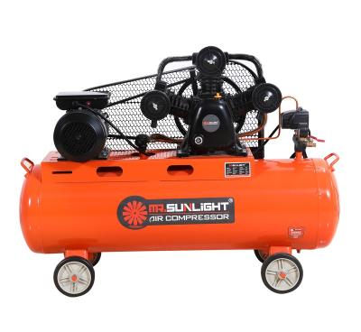 China High Efficiency Cylinder 4HP 150Ltr/200Ltr Three Phase Huge Motor Air Compressor Industrial Air Pumps Private Belt Air Compressor Price Chat for sale