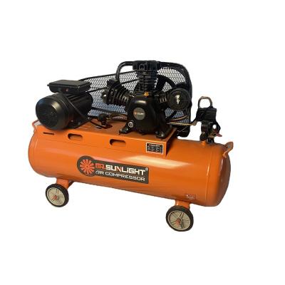 China High Efficiency Cylinder 4HP 150Ltr/200Ltr Three Phase Huge Engine Air Compressor Industrial Compressors Belt Portable Air Compressor for sale