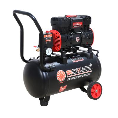 China High Efficiency 24L Piston 2pole 1500W 2850rpm No Oil High Speed ​​Korean Quality Air Compressor Compressor Technology Low Noise OEM Chines for sale