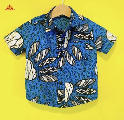 China New fashion cotton african print kids wear kids clothes with wholesale price for sale