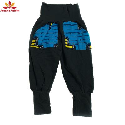 China 2020 fall fashion african print fabric kids cotton pants design wear apparel best quality with price for sale