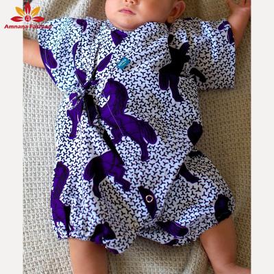 China 2021 hot sale cotton and wax print new baby style African pattern kimono design can be customized. for sale