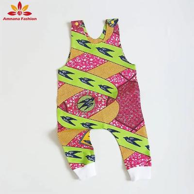 China Wax Print Baby Ankara Style Romper African Clothing Cotton 2021 New Design With A High Quality for sale