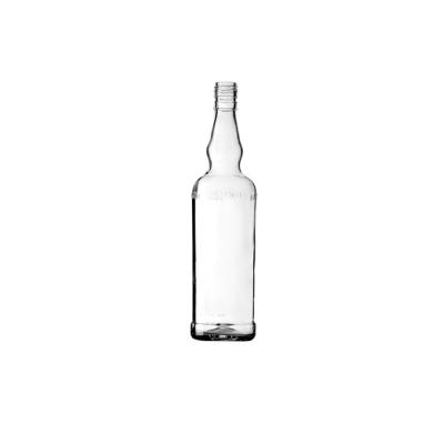 China Beverage China Factory Customized 700ml 1000ml Liquor Spirits Glass Bottle For Vodka Gin Whiskey for sale