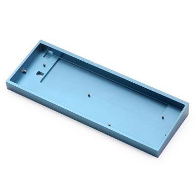 China Custom Multicolor Machining Aluminum CNC Keyboard Plate Anodizing Aluminum Mechanical Case for sale