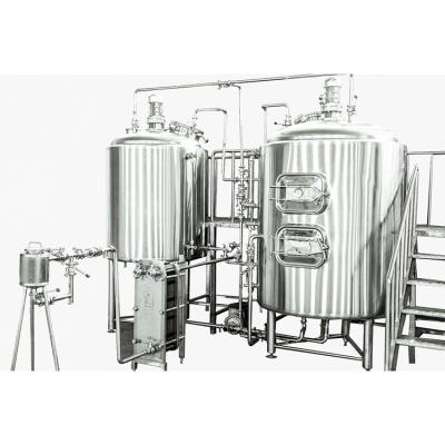 China Hot Sale Hotels Cheap Custom All Electric Beer Brewing Equipment Turnkey 400l Brewery In One System en venta