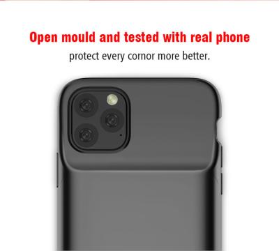 China 5000mAh Silicone Phone Battery Charging Case For iPhone Charging Cases 182.85*103.3*23.3mm for sale