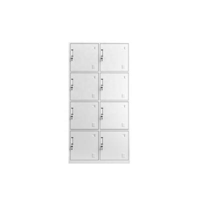 China High Quality Adjustable Lock High Quality Steel Master Wardrobe Lock Metal Cabinet 8 Doors Clothing Cabinet 8 Doors RTD Stainless Steel (Other) Dormitory Locker for sale