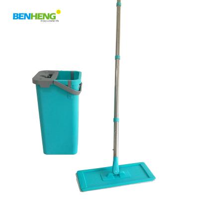 China BENHENG compression flat broom viable blue magic broom for sale