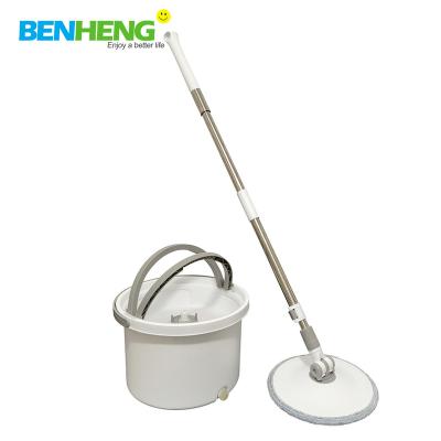 China Sustainable New Design Brooms Spin 360 Clean Dirt Broom Separate Bucket for sale