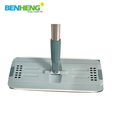 China Sustainable Double-bounced Broom Plate with Scraper-33cm for sale