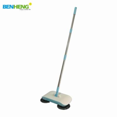 China Handheld Floor Sweeper For Home Sweeper Household Hand Push Floor Sweeper Rotation Easy Cleaning Broom BENHENG 360 Degree Rotating Broom Sweeper for sale