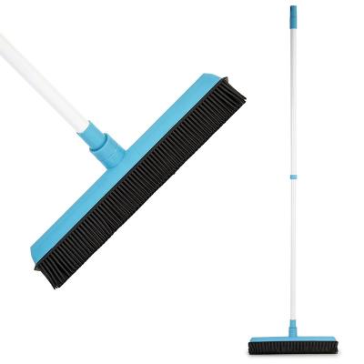 China BENHENG Long Pile Carpet Rake Rubber Carpet Broom Squeegee Carpet Sweeper Sustainable Carpet Brush for sale