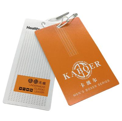 China Custom Printed Clothing Hang Tags 250gsm - 2000gsm Craft Paper Material for sale