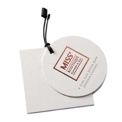 China OEM Custom Clothing Price Tags 5cm - 15cm Personalized Hang Tags for sale