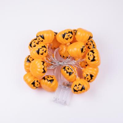 China Battery string lights Hot sale Battery Pumpkin Shaped 1.65 M 10 LED Lamps LED String Lights Halloween Holiday Light for sale