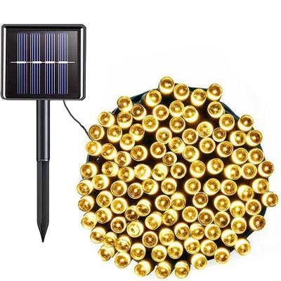 China Eco Friendly LED Tree Lights 100 LED 10m Peach Flower Solar LED String Lights For Garlands Garden Christmas for sale