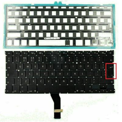 China UK Keyboard Layout Keypad Numeric Keypad With Backlight For Apple Macbook Air A1369 2011 A1466 2012 2013 for sale