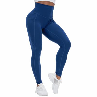 China Anti-Bacterial Wholesale Women Workout Running High Waist Pants Yoga Pants Leggings Women Yoga Legging for sale