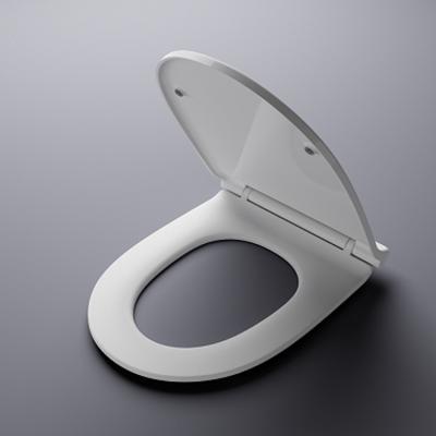 China 2022 New Customized Portable Non-electric Toilet Seats Bathroom pp White Plastic Toilet Seat for sale