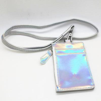 China Normcore / Holographic ID Lanyard Holder OEM Minimalist Stylish Logo for sale