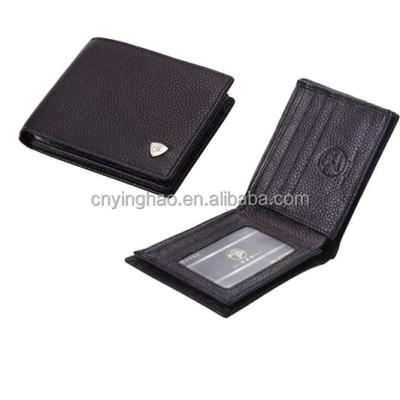 China PU Leather Men's Kind Leather Material Men's Wallets Real Or Fake for sale