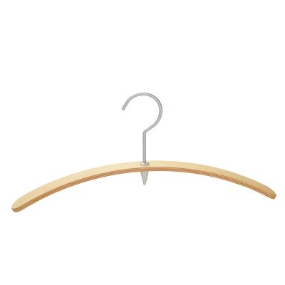 China Wholesale Good Quality Custom Jacket Wooden Clothes Factory Designer DISPLAY Custom Hangers Clothes Suit Hanger for sale