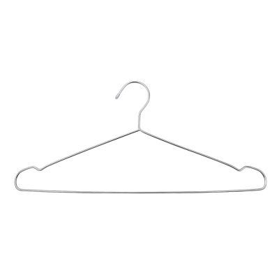 China DISPLAY Metal Hangers Wire 16.5 Inch Strong Anti-Slip Hangers Heavy Duty Steel for sale