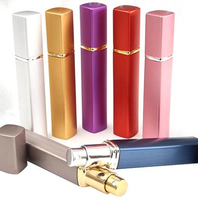 China Custom Foil Refillable Fine Mist Personal Care Atomizer Empty Perfume Spray Bottle for sale