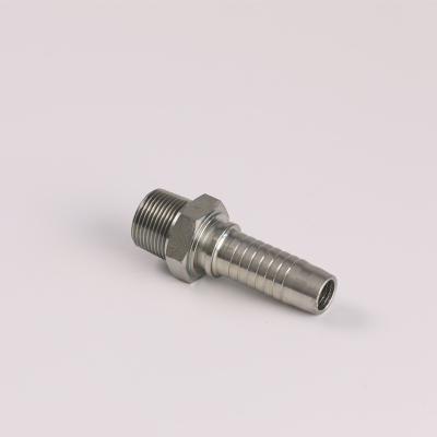 China Hose Lines Connect Stainless Steel Male Thread High Quality Hose Barb Nipple Fitting for sale