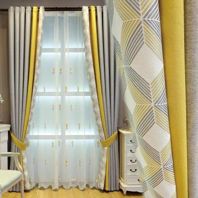 China Other High Quality Good Price Latest Curtain Styles Beaded Curtain Tie Backs Jacquard Curtains For Livingroom for sale