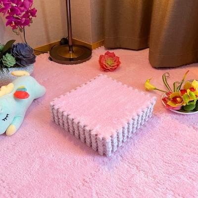 China Washable Factory Hot Sales Hairy Rug Floor Mats Plush Carpet for sale