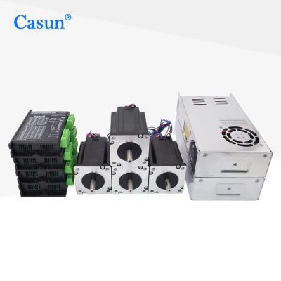 China Casun customized laser motor nema34 stepper motor controller price low for cnc kit high torque 8.3N.m 86mmx127mm for sale