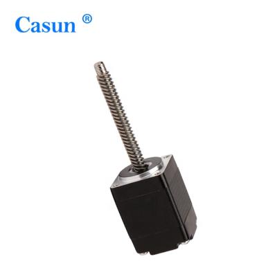 China Casun High Quality For 3D Printer 1.8 Degree Stepper Motor NEMA8 Micro Linear Actuator 20x20mm for sale