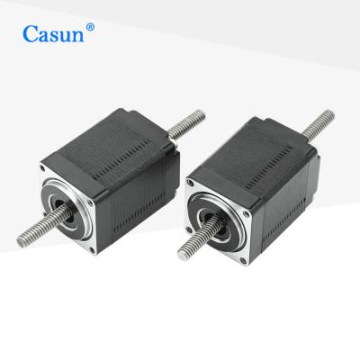 China NEMA 8 Stepper Motor 20x20x27 mm Non Captive Screw Cavity Micro Shaft Thread Linear Stepper Motor for sale