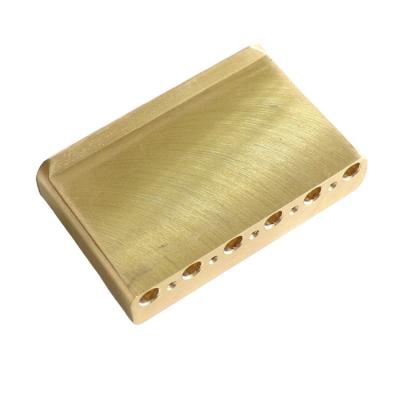 China Industrial Equipment Hardware St Guitar Tremolo High Quality Solid Brass Block For Bridge Parts for sale