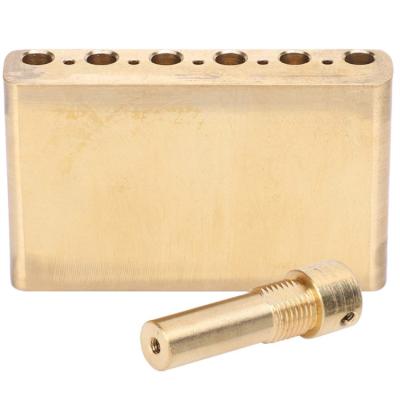 China Factory Equipment Wholesale High Quality Brass Tremolo Block Guitar Tremolo Bridge for sale