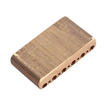 China Industrial Equipment Electric Guitar Tremolo Block DIY Brass Base For Guitar Bridge for sale