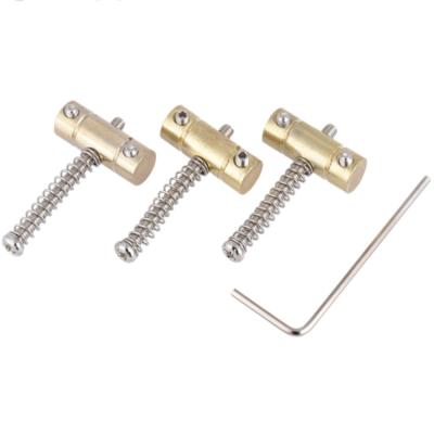 China Factory Equipment Wholesale Brass Guitar Bridge Offset Saddles Guitar Bridge Parts for sale