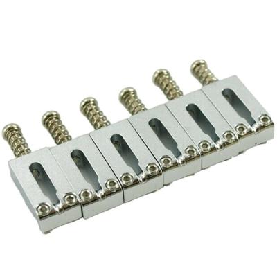 China Industrial Equipment Precision Parts Machining Solid Steel Gotoh Tremolo Saddle Set CHROME for sale